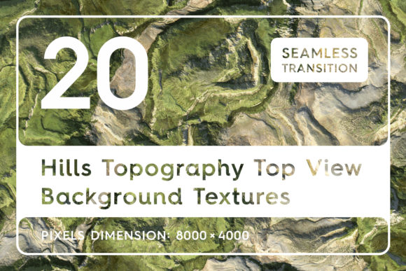 20 Hills Topography Top View Textures: A Practical Evaluation for Digital Designers