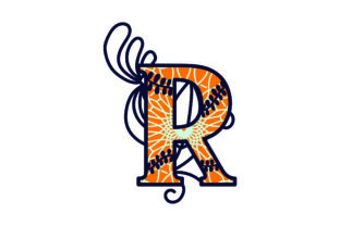 3D Layered Alphabet - R: A Versatile Design Asset