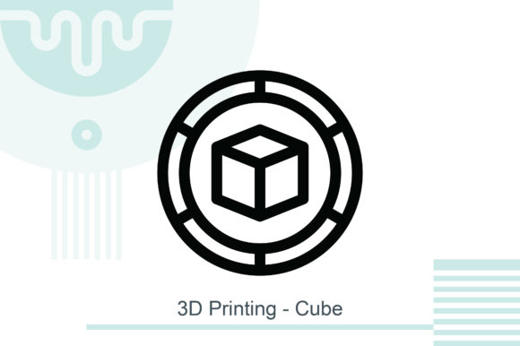 3D Printing - Cube: Vector Design for Projects