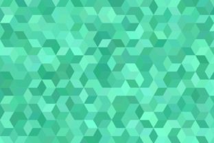 3D Teal Cube Pattern Background Design