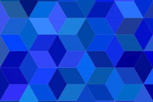 Blue 3D Cube Pattern Background: A Modern Design Essential