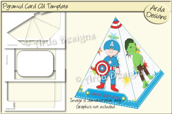 Designing Your Own Beautiful 3D Pyramid Cards with the Pyramid Card CU Template