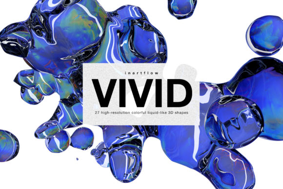 Liquid-Like 3D Shapes for Modern Design
