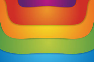 Papercut Background Colorful
